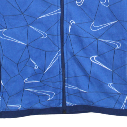 Additional view of Nike boys’ blue full zip fleece hoodie xl 158-170cm graphic sportswear
