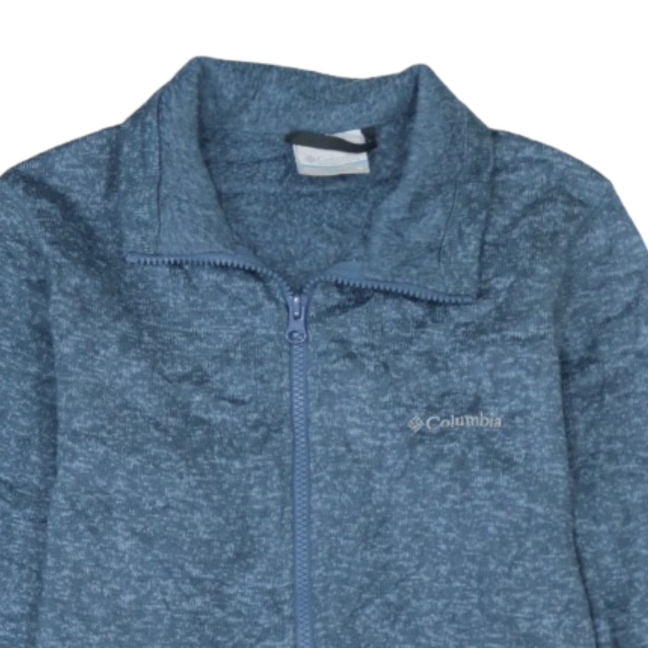 Columbia Womens Blue Full Zip Fleece Jacket Size M Outdoor Casual