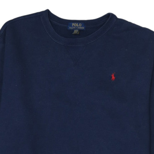 Ralph Lauren Boys Blue Crew Neck Pullover Sweatshirt 18-20 Years