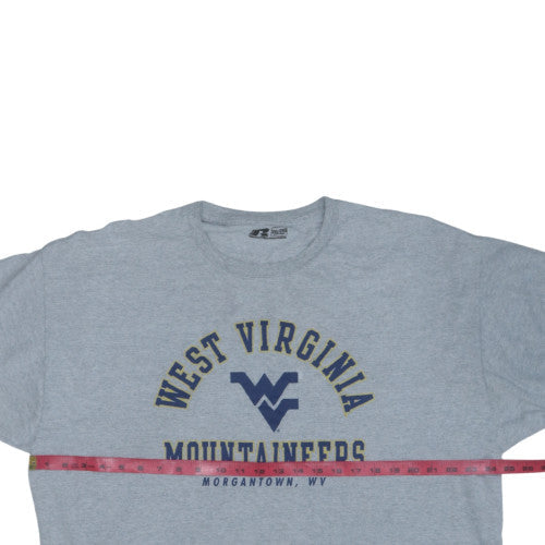 Russell Men’s Grey West Virginia Mountaineers 2XL T-Shirt