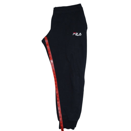 Fila Mens Black XL Jogger Sweatpants Cotton Blend Casual