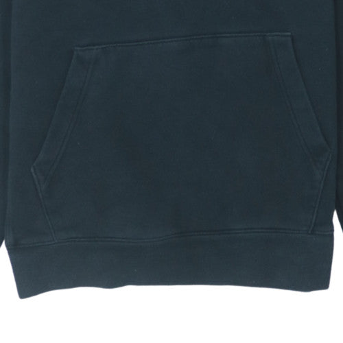 Nike Womens Black Pullover Hoodie Small Cotton Blend Logo Casual
