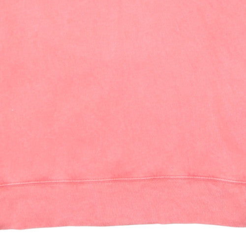 Polo Ralph Lauren Women Pink Cotton Crew Neck Sweatshirt L