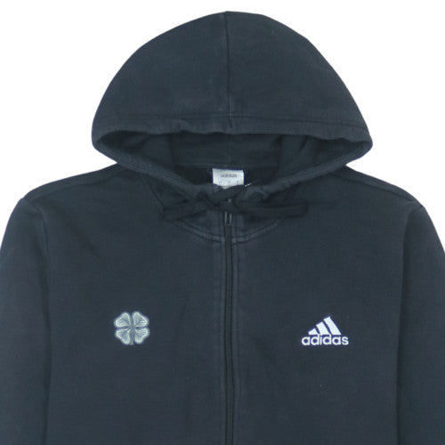 Additional view of adidas Men's Black Full Zip Hoodie L Fleece Sportswear