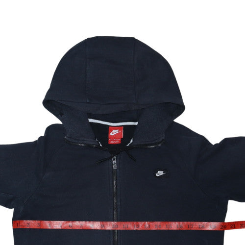 Nike Men's Black Full Zip Hoodie M Regular Fit Sportswear