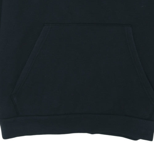 Adidas Men's Black XL Pullover Hoodie with Logo and Pocket