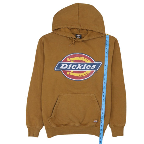 Dickies Men's Brown Pullover Hoodie Medium Fleece Graphic Logo