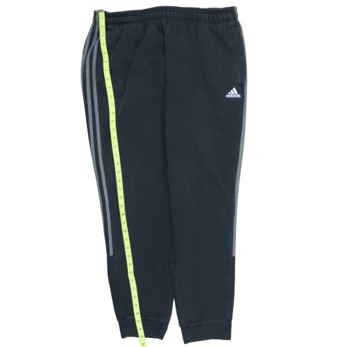 Adidas Men's Black XL Jogger Sweatpants with Elastic Waist