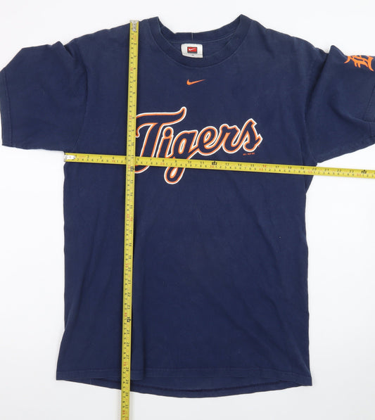 Nike Team Men's Navy Blue Tigers Graphic Cotton T-Shirt Size M