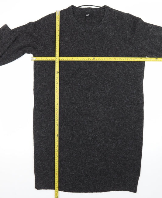 Vero Moda Women’s Grey Knit Jumper Dress XL Long Sleeve Casual