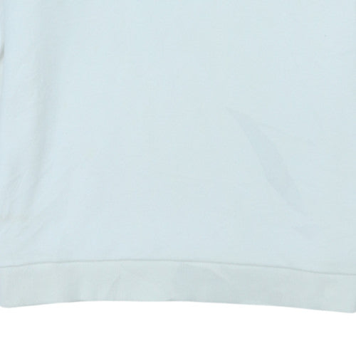 Fred Perry Men's White Pullover Hoodie M Classic Logo Style