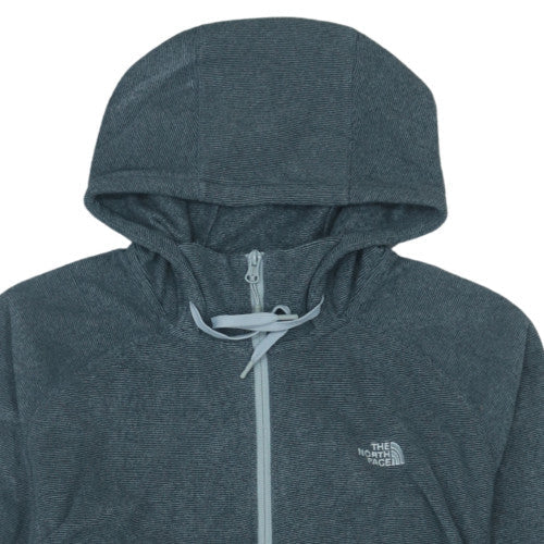 Additional view of The North Face unisex grey fleece hooded full zip jacket xl