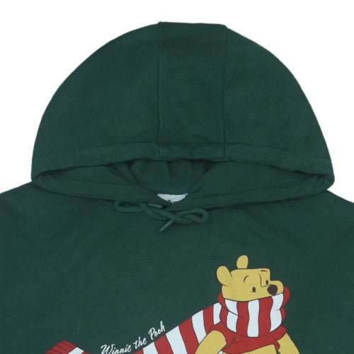 Disney Winnie the Pooh Green Men's L Pullover Hoodie