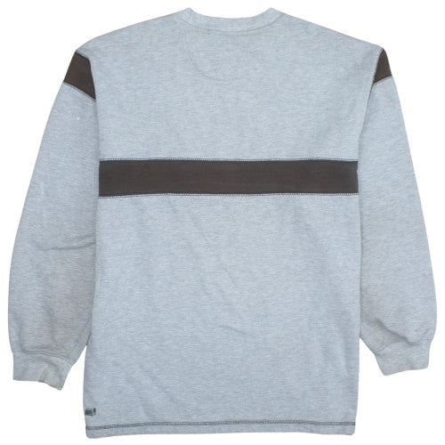 Nike Men's Grey XL Pullover Crew Neck Sweatshirt Embroidered Logo