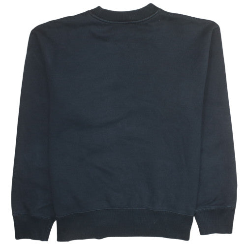 adidas Men's Black Crew Neck Sweatshirt M Regular Fit Cotton Blend