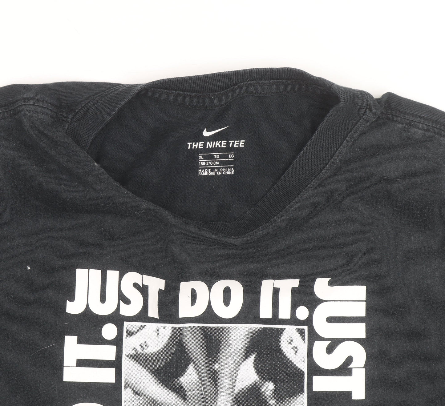 Nike Men's Black XL 'Just Do It' Graphic Sports T-Shirt