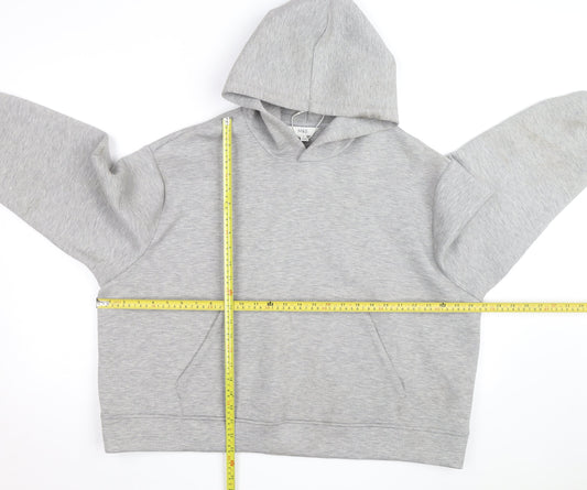 Marks and Spencer Mens Grey XL Pullover Hoodie Cotton Blend
