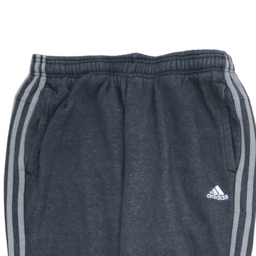 Adidas Men's Grey Jogger Trousers L Fleece Activewear Pants