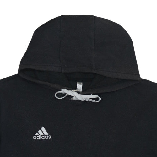 Additional view of Adidas Men’s Black Pullover Hoodie, size L, Sports Fleece Sweatshirt