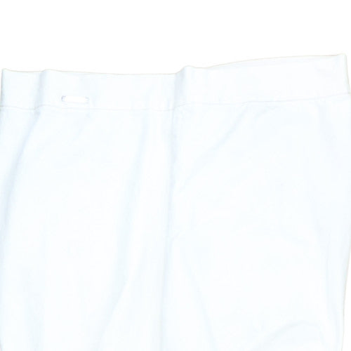 Ralph Lauren Womens White Slim Twill Stretch Trousers M