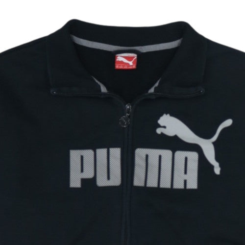 Puma Men's Black 2XL Full Zip Sweatshirt with Logo