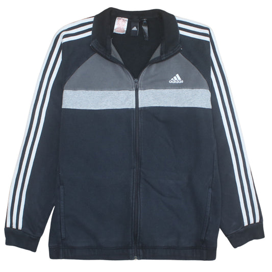 Adidas Mens Blue Full Zip Sweatshirt Jacket Size L Sportswear
