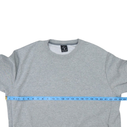 Nike Men Grey XL Dri-Fit Crew Neck Pullover Sweatshirt
