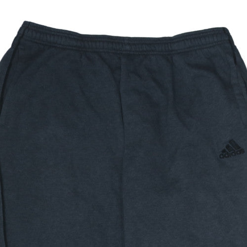 Adidas Men’s Black 2XL Fleece Sweatpants Regular Fit
