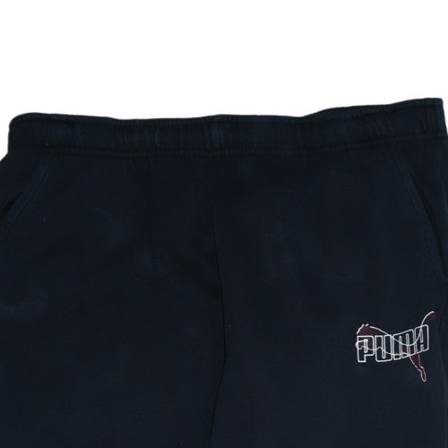 Additional view of Puma Men’s Black Fleece Sweatpants XL Regular Fit Casual Sports