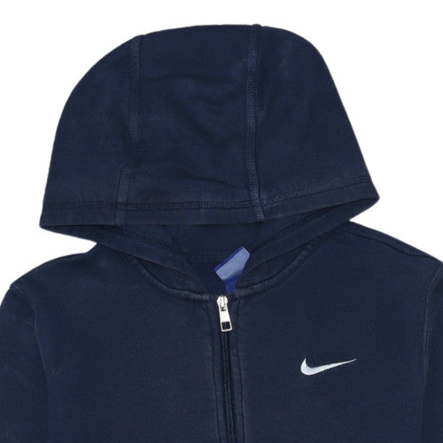 Additional view of Nike boys’ blue full zip hoodie xl 15-16 years fleece sportswear