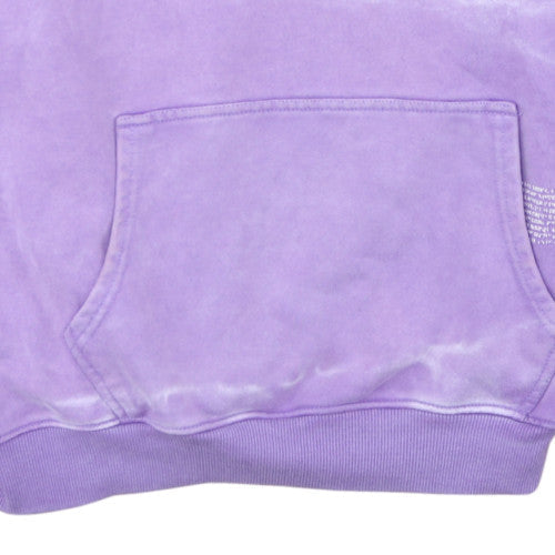 Childish Womens Lilac Pullover Hoodie Graphic Print Size S