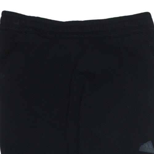 Additional view of Adidas Men’s Black Jogger Trousers L Regular Fit Sportswear