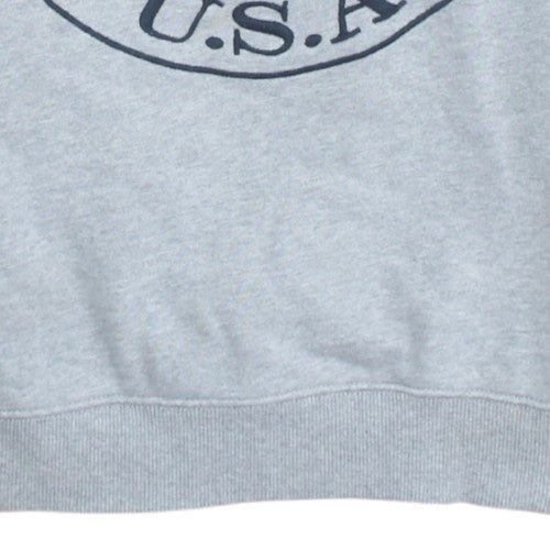Tommy Jeans Men's Grey XS Crew Neck Logo Sweatshirt