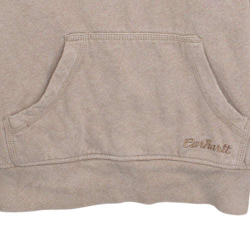Carhartt Womens Beige Pullover Sweatshirt XS Cotton Blend Casual