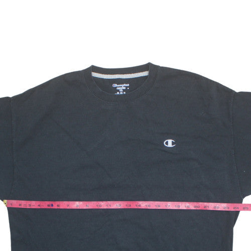 Champion Men's Black 2XL Crew Neck Classic Cotton T-Shirt