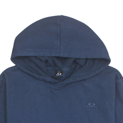 Oakley Men's Blue Pullover Hoodie L Regular Fit Fleece Sweatshirt