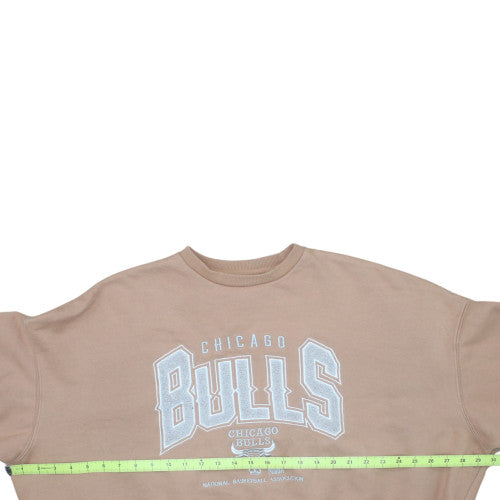 NBA Chicago Bulls Women's Beige XS Pullover Sweatshirt