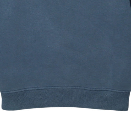 Adidas Mens Blue Fleece Pullover Sweatshirt L Sports Logo Vintage