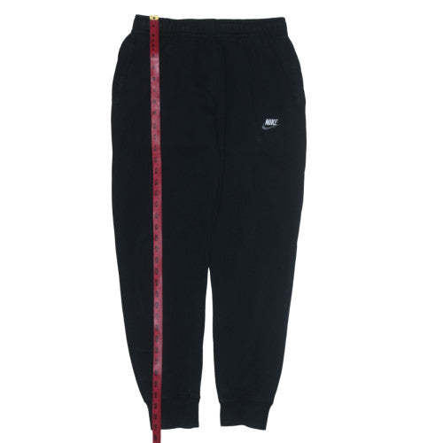 Nike Men's Black Small Fleece Sweatpants Tapered Fit