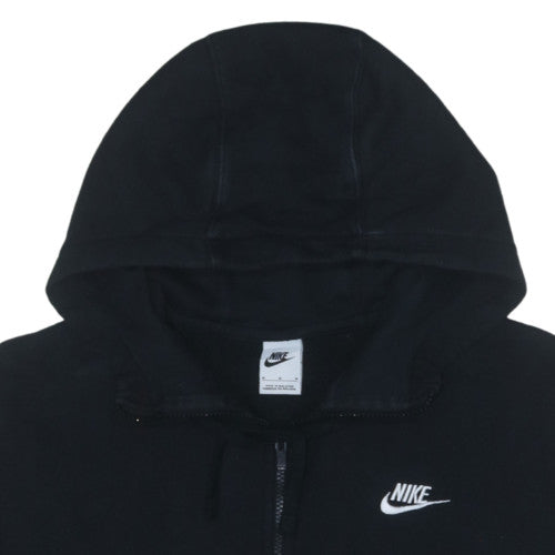 Nike Men's Black Full Zip Hoodie M Regular Fleece Sportswear