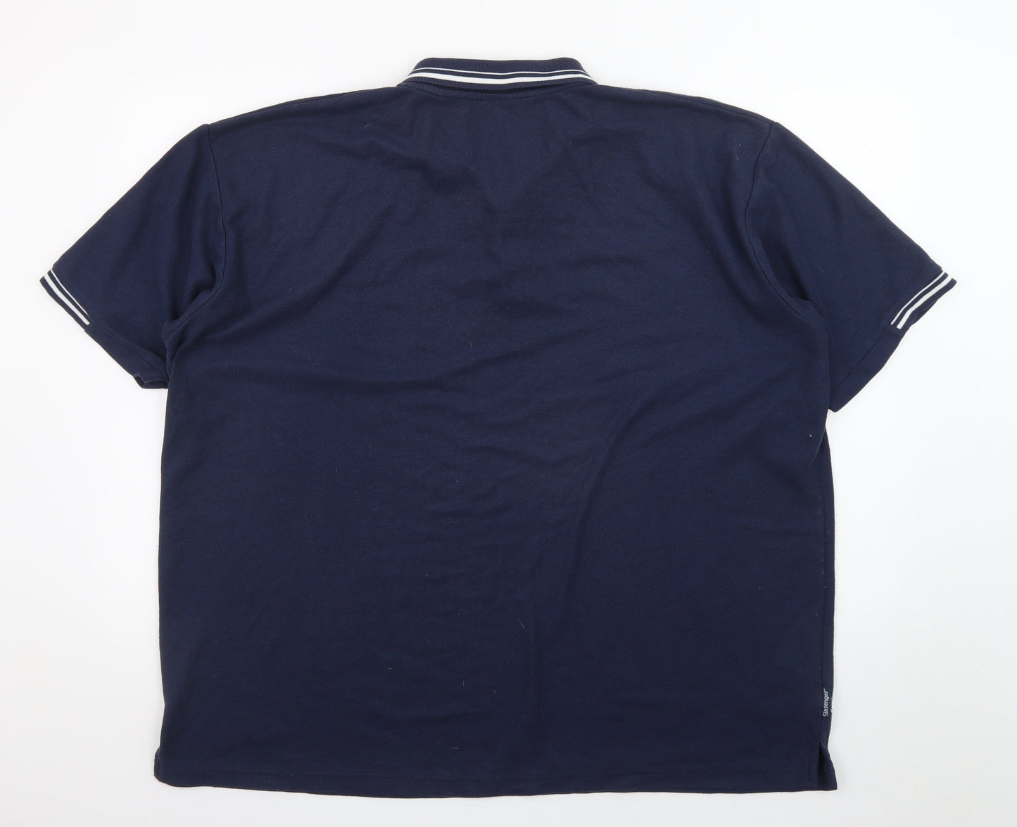Slazenger Men’s Navy Blue 3XL Cotton Polo Shirt Classic Sports Style