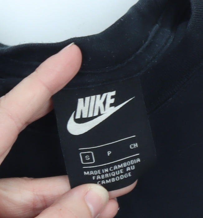 Nike Women's Black Slim Fit Bodysuit T-Shirt Size S