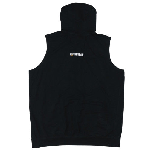 Caterpillar Men's Black 2XL Sleeveless Hooded T-Shirt
