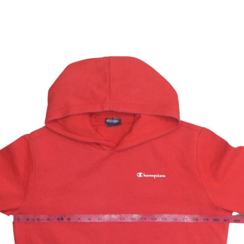 Champion Boys Red Pullover Hoodie Size 2XL 15-16 Years Cotton Blend