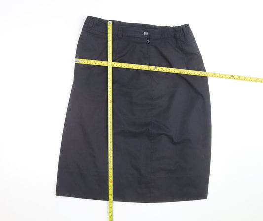 Outdoors Women Black Size 18 Pencil Work Skirt