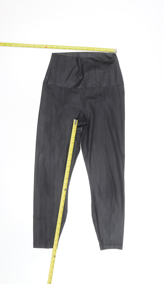 90 Degree by Reflex Women's Black Ankle Leggings M Moisture Wicking