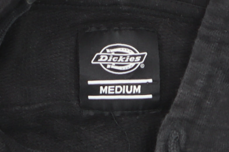Dickies Men's Black Pullover Hoodie Medium Regular Fit Fleece