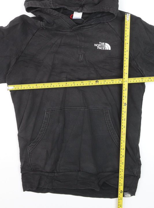 The North Face Men's Black Pullover Hoodie Size S Cotton Graphic