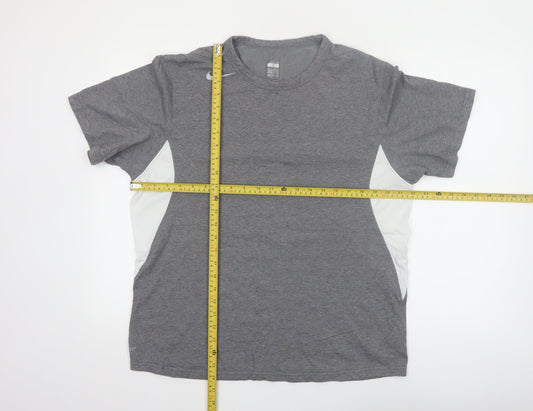 Nike Men's Grey XL FIT Dry Short Sleeve Sports T-Shirt