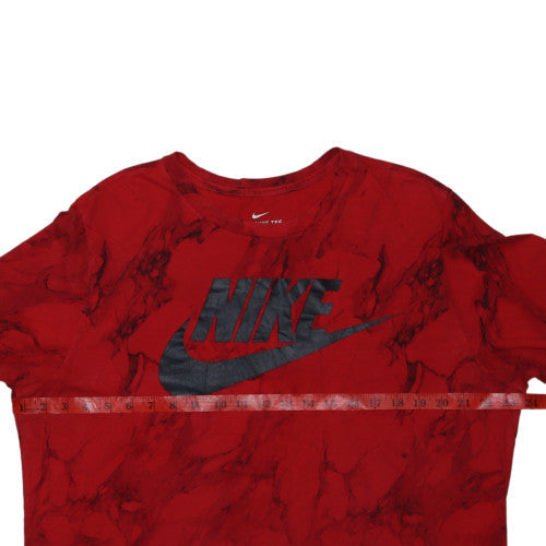 Nike Men's Red XL Graphic Print Sports T-Shirt